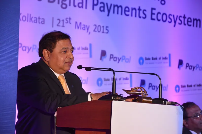 A 2015 partnership agreement signing ceremony between SBI and PayPal